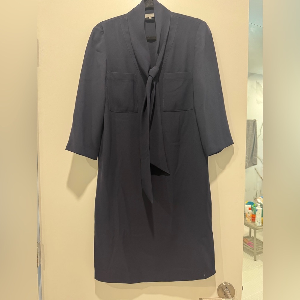 Jaeger Navy Shift Dress